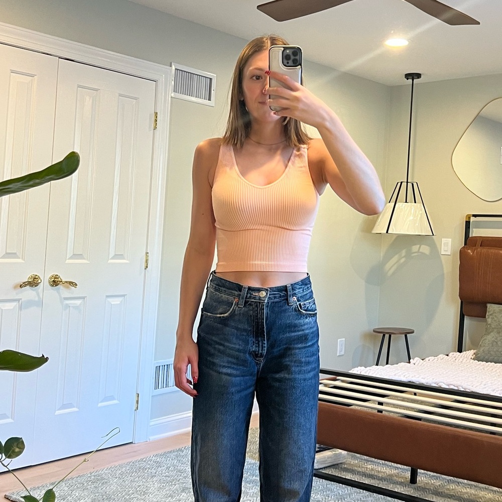 Light Pink Crop Top